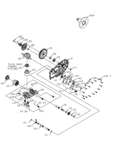 Transmission - Right Hand Lower Diagram and Parts List for Z-FORCEPRO48-KH 53BH3AGN050-22HP Cub Cadet Lawn Tractor